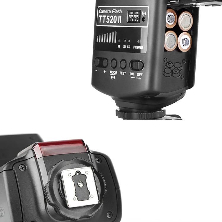 Godox TT520II 433MHZ Wireless 1/300s-1/2000s HSS Flash Speedlite Camera Top Fill Light for Canon / Nikon DSLR Cameras(Black) - free shipping - PMC TechLife - Order now!