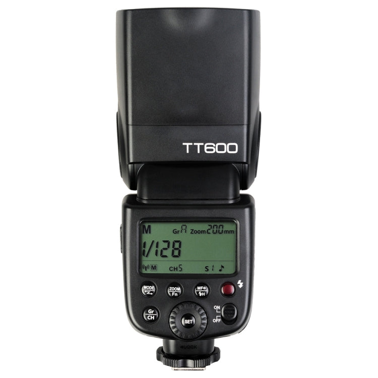 Godox TT600 2.4GHz Wireless 1/8000s HSS Flash Speedlite Camera Top Fill Light for Canon / Nikon DSLR Cameras(Black) - free shipping - PMC TechLife - Order now!