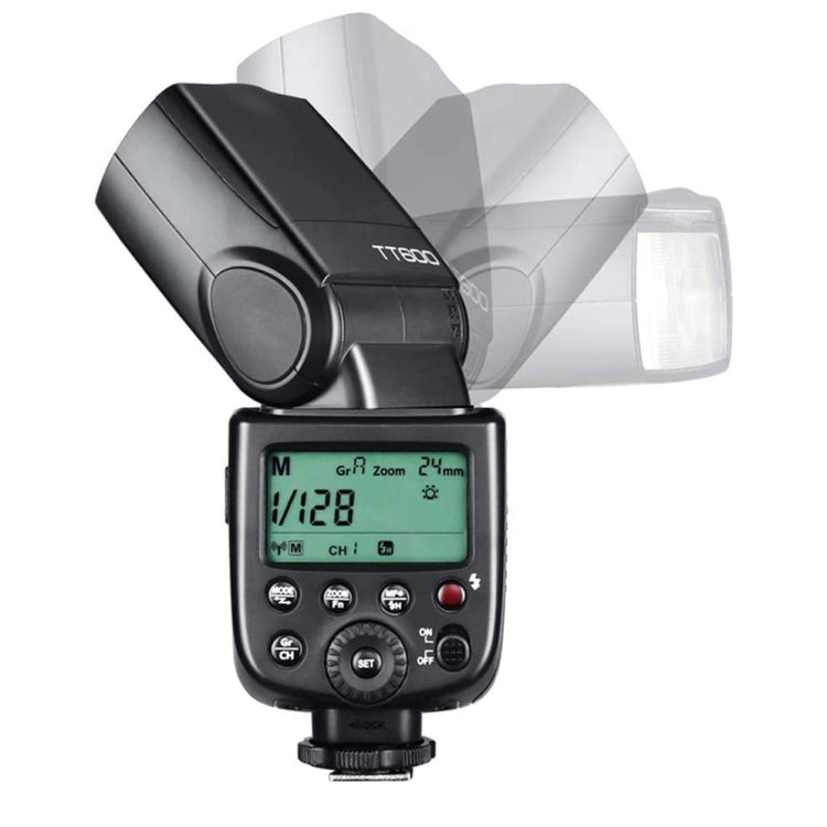 Godox TT600 2.4GHz Wireless 1/8000s HSS Flash Speedlite Camera Top Fill Light for Canon / Nikon DSLR Cameras(Black) - free shipping - PMC TechLife - Order now!