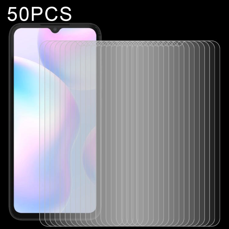 For Xiaomi Redmi 10A / 9A / 9A Sport / 9C / 9C NFC / Poco C31 / 9 Acitv 50 PCS 0.26mm 9H 2.5D Tempered Glass Film -  by PMC TechLife | Online Shopping South Africa | PMC TechLife