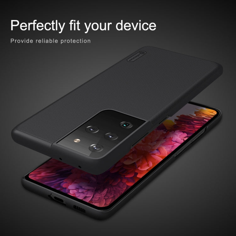 For Samsung Galaxy S21 Ultra 5G NILLKIN Frosted Concave-convex Texture PC Protective Case(Black) - free shipping - PMC TechLife - Order now!