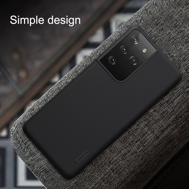 For Samsung Galaxy S21 Ultra 5G NILLKIN Frosted Concave-convex Texture PC Protective Case(Black) - free shipping - PMC TechLife - Order now!