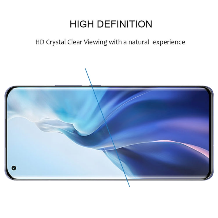For Xiaomi Mi 11 / 11 Ultra (Edge Glue) 9H HD 3D Curved Edge Tempered Glass Film(Black) - free shipping - PMC TechLife - Order now!