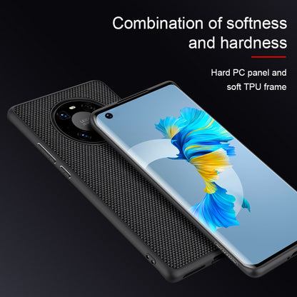 For Huawei Mate 40 NILLKIN 3D Textured Nylon Fiber TPU Case(Black) - Huawei Cases by NILLKIN | Online Shopping South Africa | PMC Jewellery