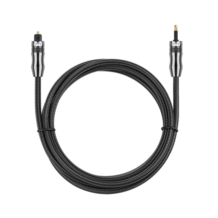 EMK OD6.0mm 3.5mm Digital Sound Toslink to Mini Toslink Digital Optical Audio Cable, Length:2m - Audio Optical Cables by EMK | Online Shopping South Africa | PMC TechLife | Buy Now Pay Later Mobicred