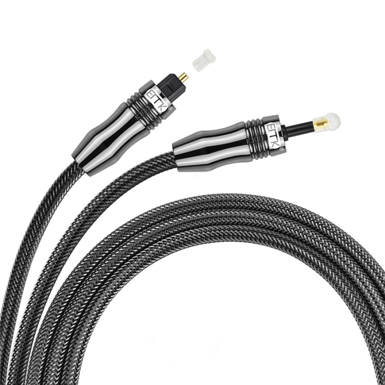 EMK OD6.0mm 3.5mm Digital Sound Toslink to Mini Toslink Digital Optical Audio Cable, Length:2m - Audio Optical Cables by EMK | Online Shopping South Africa | PMC TechLife | Buy Now Pay Later Mobicred
