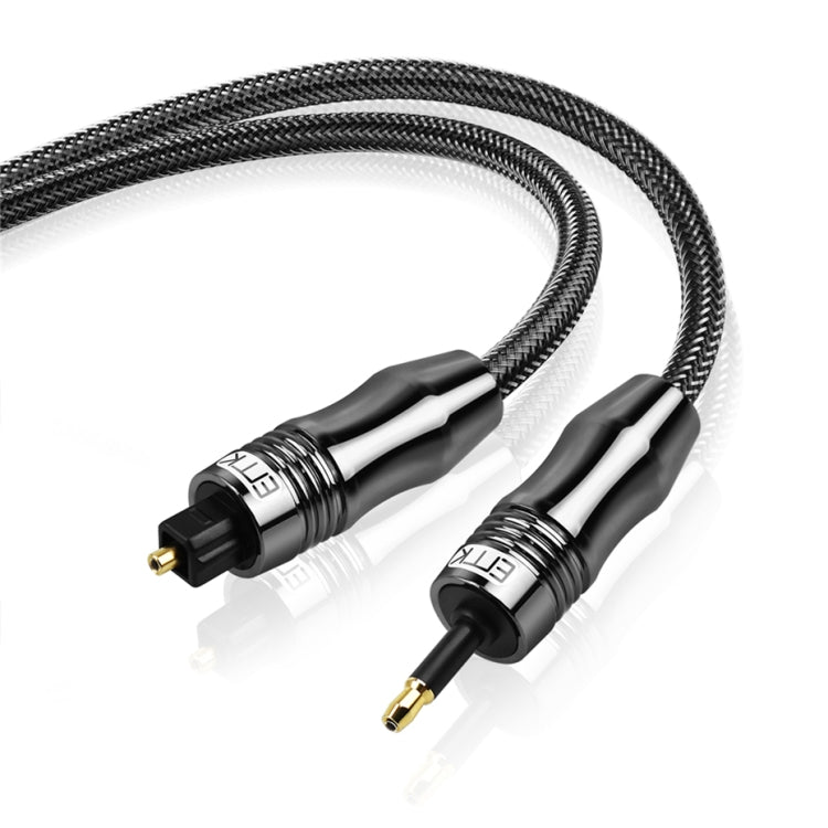 EMK OD6.0mm 3.5mm Digital Sound Toslink to Mini Toslink Digital Optical Audio Cable, Length:2m - Audio Optical Cables by EMK | Online Shopping South Africa | PMC TechLife | Buy Now Pay Later Mobicred