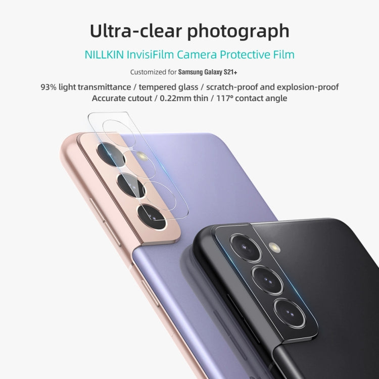 For Samsung Galaxy S21+ 5G NILLKIN InvisiFilm Series Back Camera Lens Film - Galaxy Tempered Glass by NILLKIN | Online Shopping South Africa | PMC TechLife | Buy Now Pay Later Mobicred