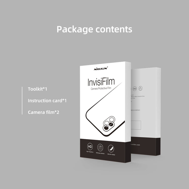 For Samsung Galaxy S21+ 5G NILLKIN InvisiFilm Series Back Camera Lens Film - Galaxy Tempered Glass by NILLKIN | Online Shopping South Africa | PMC TechLife | Buy Now Pay Later Mobicred