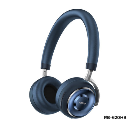 REMAX RB-620HB Bluetooth 5.0 Metal Wireless Bluetooth Headset(Blue) - Headset & Headphone by REMAX | Online Shopping South Africa | PMC Jewellery