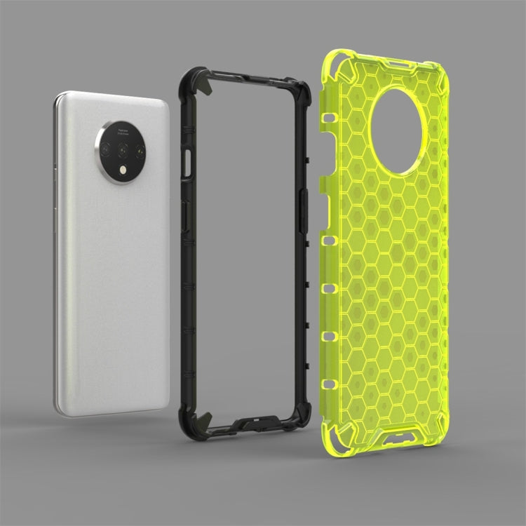 For OnePlus 7T Shockproof Honeycomb PC + TPU Case(Black) - Xiaomi Cases by PMC TechLife | Online Shopping South Africa | PMC TechLife | Buy Now Pay Later Mobicred