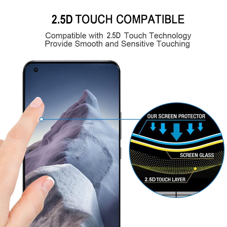 For Xiaomi Mi 11 Ultra 25 PCS Full Glue 9H HD 3D Curved Edge Tempered Glass Film(Black) - Mi 11 Ultra Tempered Glass by PMC TechLife | Online Shopping South Africa | PMC TechLife
