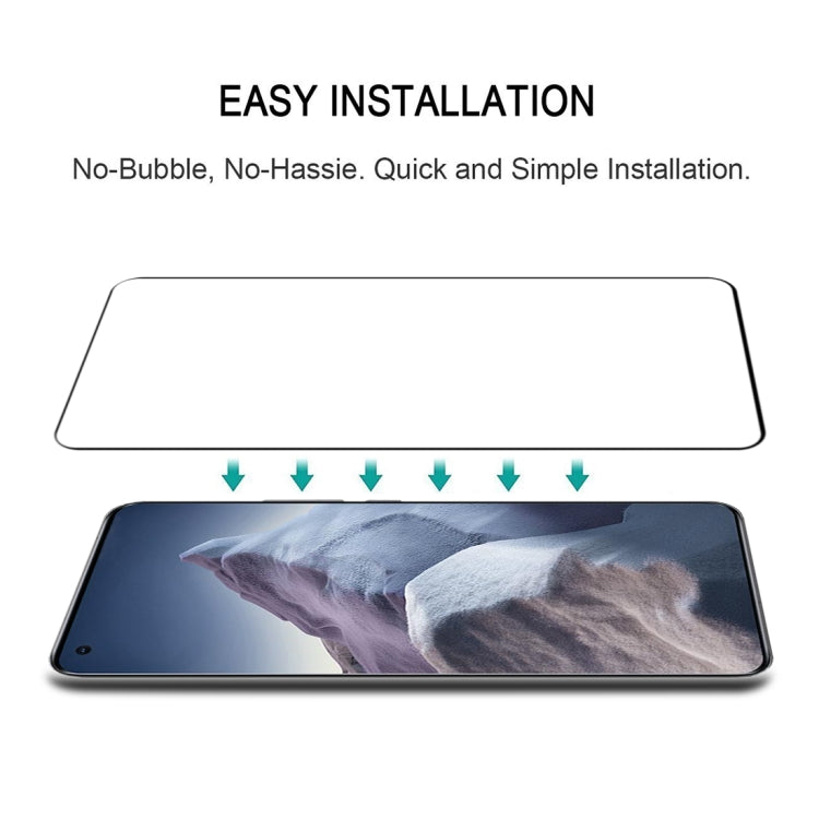 For Xiaomi Mi 11 Ultra Edge Glue 25 PCS 9H HD 3D Curved Edge Tempered Glass Film(Black) - Mi 11 Ultra Tempered Glass by PMC TechLife | Online Shopping South Africa | PMC TechLife