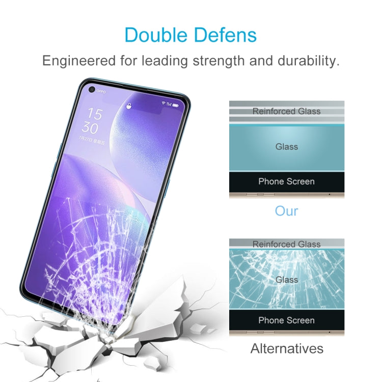 For OPPO Find X3 Lite 50 PCS 0.26mm 9H 2.5D Tempered Glass Film - OPPO Tempered Glass by PINWUYO | Online Shopping South Africa | PMC TechLife | Buy Now Pay Later Mobicred