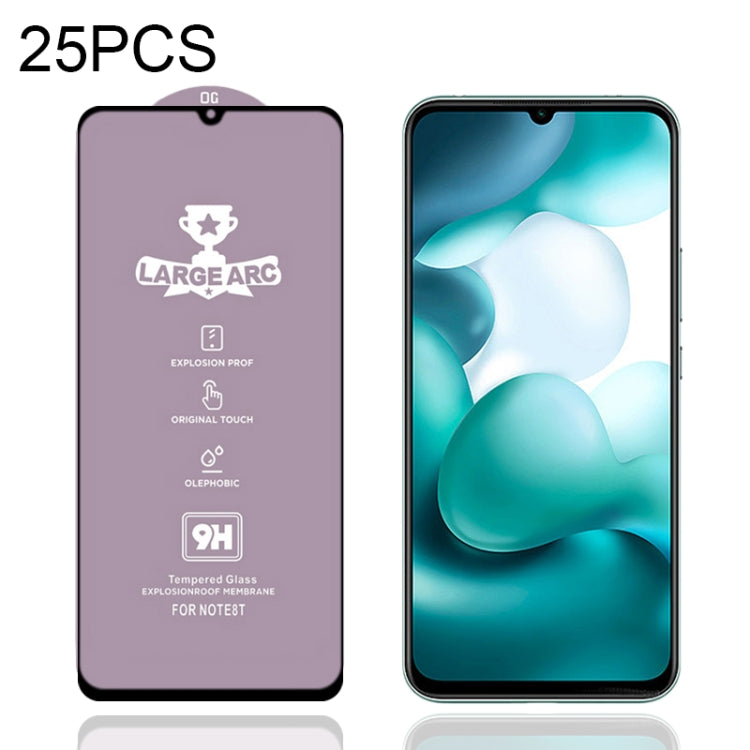 For Xiaomi Mi 10 Youth 5G 25 PCS 9H HD Large Arc High Alumina Full Screen Tempered Glass Film - free shipping - PMC TechLife - Order now!