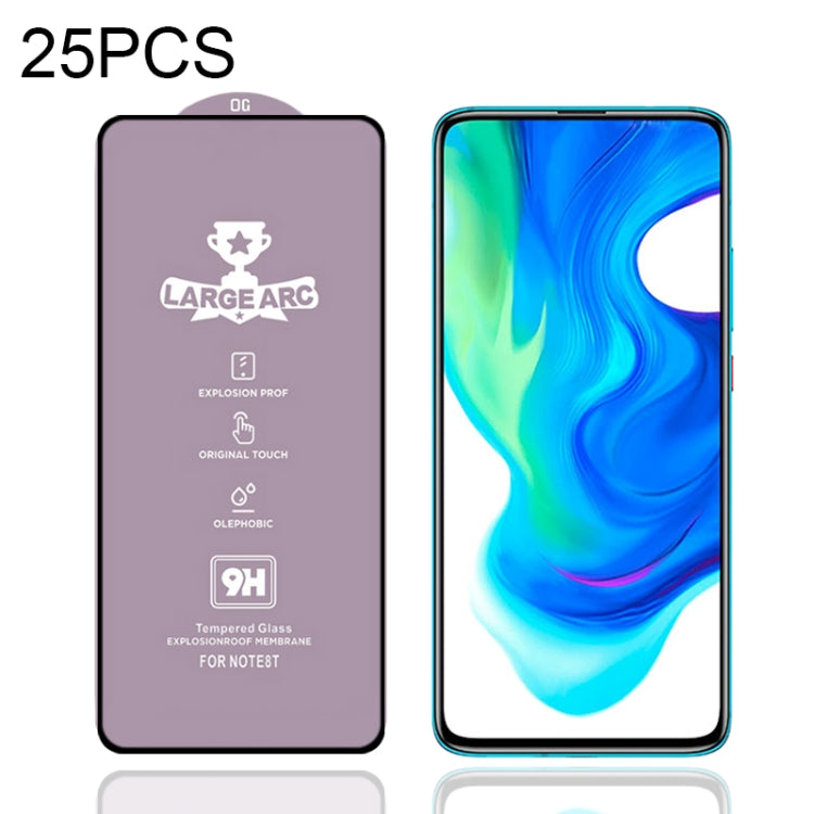For Xiaomi Poco F2 Pro 25 PCS 9H HD Large Arc High Alumina Full Screen Tempered Glass Film -  by PMC TechLife | Online Shopping South Africa | PMC TechLife