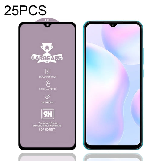 For Xiaomi Redmi 9i 25 PCS 9H HD Large Arc High Alumina Full Screen Tempered Glass Film -  by PMC Jewellery | Online Shopping South Africa | PMC Jewellery