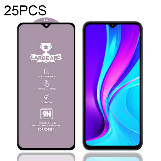 For Xiaomi Redmi 9 (India Version) 25 PCS 9H HD Large Arc High Alumina Full Screen Tempered Glass Film -  by PMC Jewellery | Online Shopping South Africa | PMC Jewellery