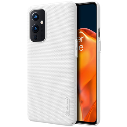 For OnePlus 9 (EU/NA Version) NILLKIN Frosted Concave-convex Texture PC Protective Case(White) - OnePlus Cases by NILLKIN | Online Shopping South Africa | PMC Jewellery