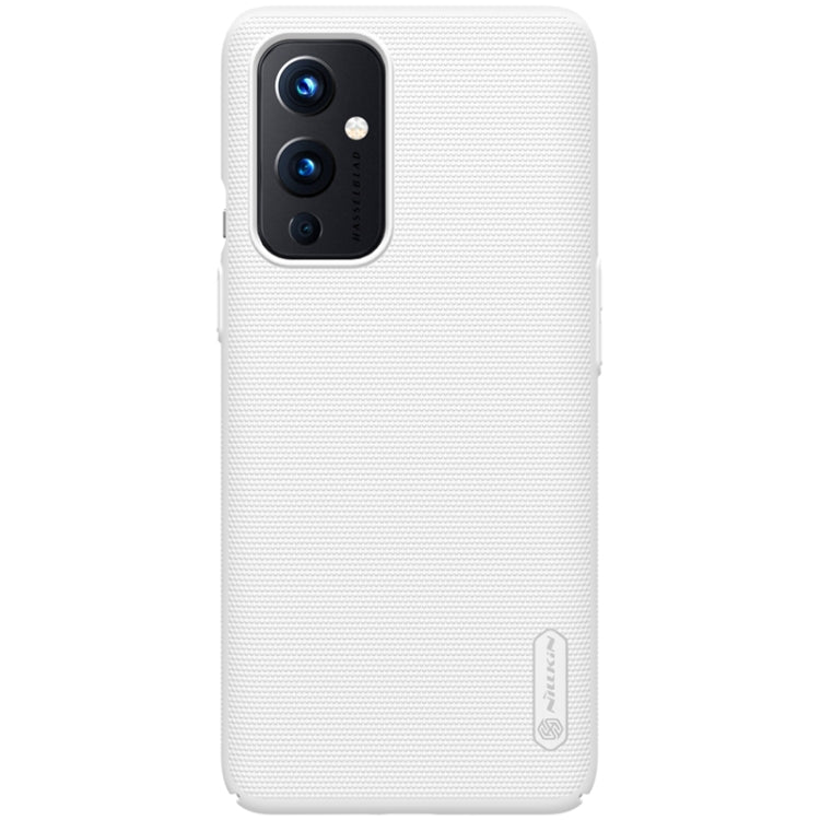 For OnePlus 9 (EU/NA Version) NILLKIN Frosted Concave-convex Texture PC Protective Case(White) - OnePlus Cases by NILLKIN | Online Shopping South Africa | PMC Jewellery