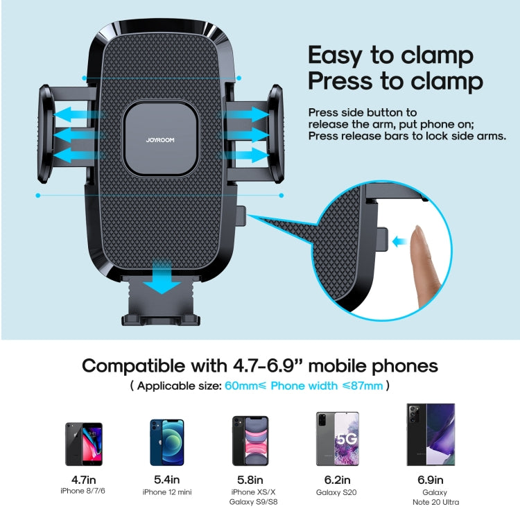 JOYROOM JR-ZS259 360-degree Rotating Stretching Mechanical Car Air Vent Holder for 4.7-6.9 inch Mobile Phones - Car Holders by JOYROOM | Online Shopping South Africa | PMC TechLife