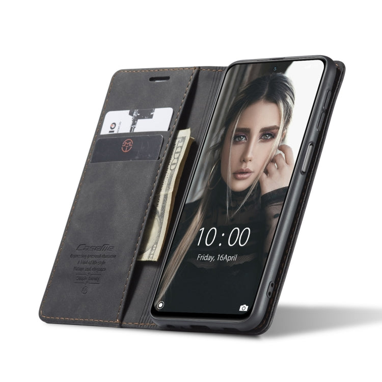 For Xiaomi Redmi Note 10 4G / Note 10s CaseMe 013 Multifunctional Horizontal Flip Leather Case with Holder & Card Slot & Wallet(Black) - free shipping - PMC TechLife - Order now!