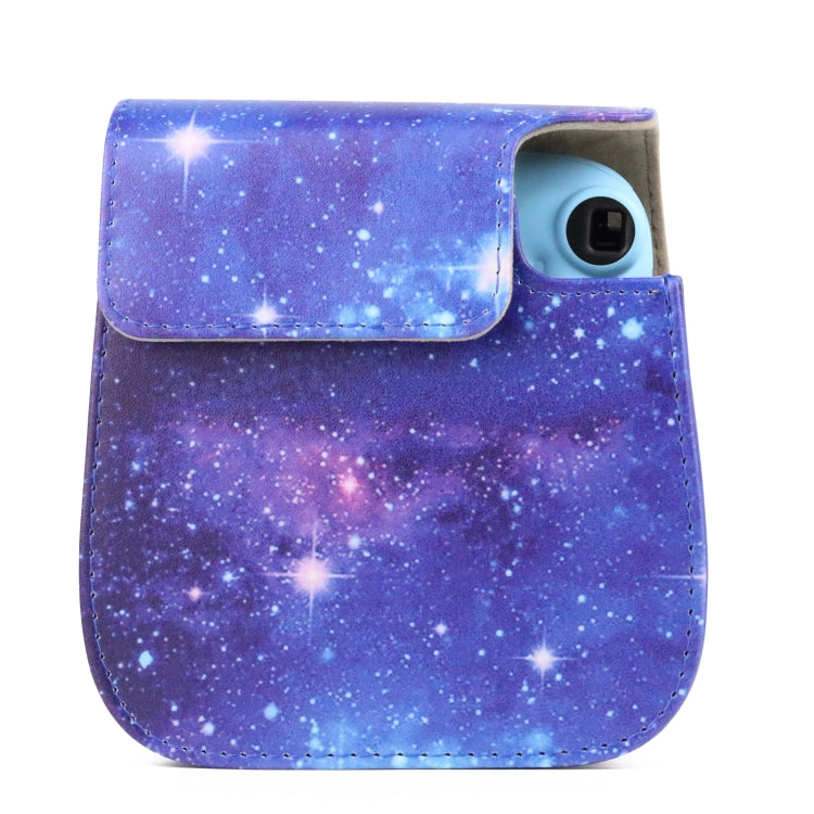 Painted Series Camera Bag with Shoulder Strap for Fujifilm Instax mini 11(Shining Starry Sky) - Leather Bag by PMC Jewellery | Online Shopping South Africa | PMC Jewellery