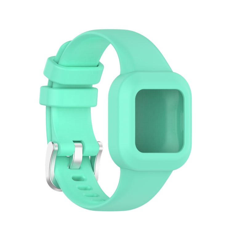 Compatible with Garmin Vivofit JR3 Silicone Pure Color Watch Band(Teal) - Watch Bands by PMC TechLife | Online Shopping South Africa | PMC TechLife | Buy Now Pay Later Mobicred