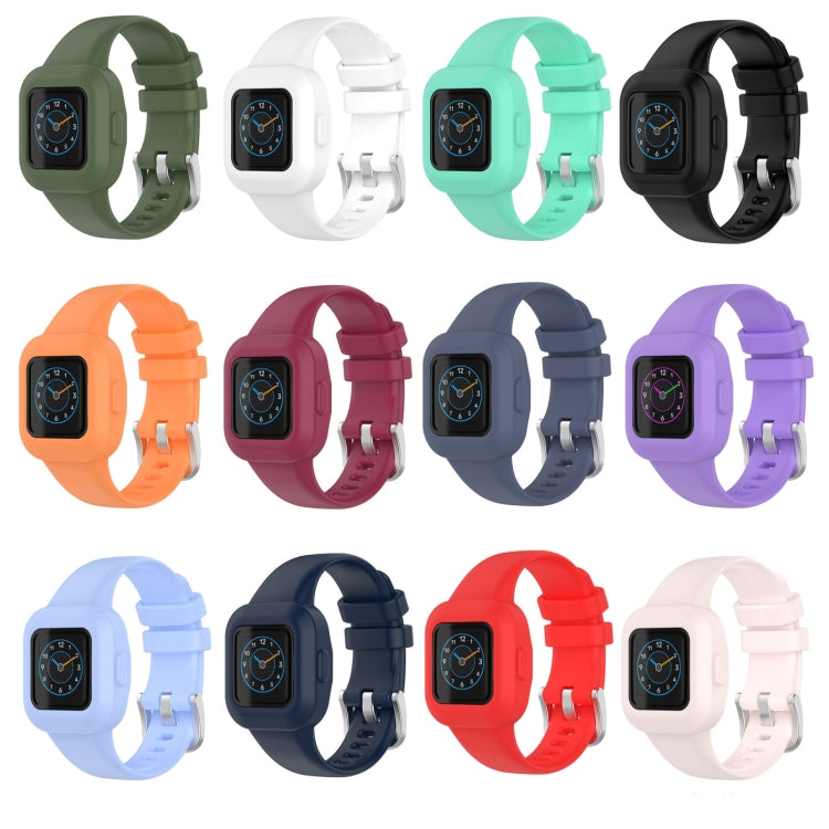 Compatible with Garmin Vivofit JR3 Silicone Pure Color Watch Band(White) - Watch Bands by PMC TechLife | Online Shopping South Africa | PMC TechLife | Buy Now Pay Later Mobicred