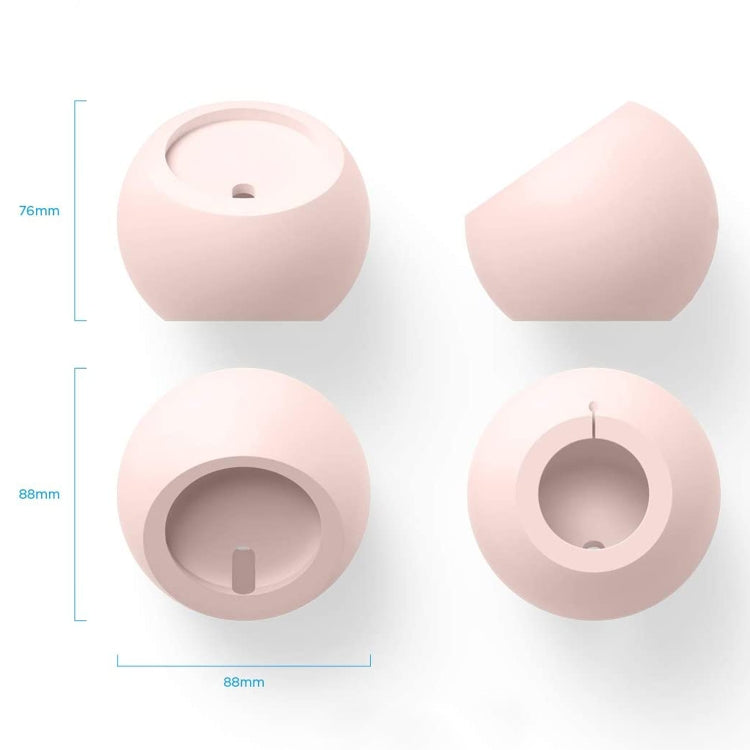 Silicone Pellet Magsafe Magnetic Charger Holder for iPhone 12 Series(Pink) - Desktop Holder by PMC TechLife | Online Shopping South Africa | PMC TechLife