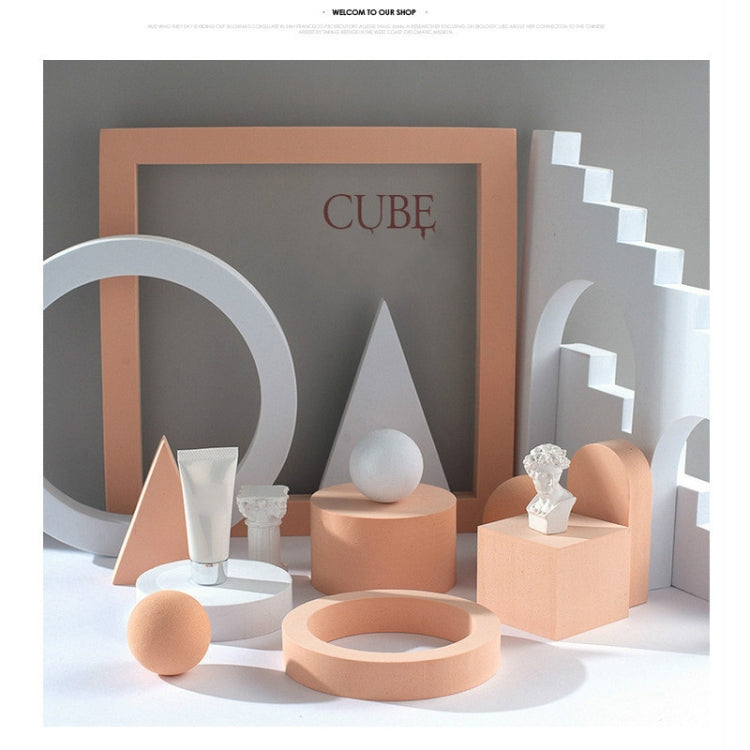 Ladder Combo Kits Geometric Cube Solid Color Photography Photo Background Table Shooting Foam Props(Flesh Color) - free shipping - PMC TechLife - Order now!