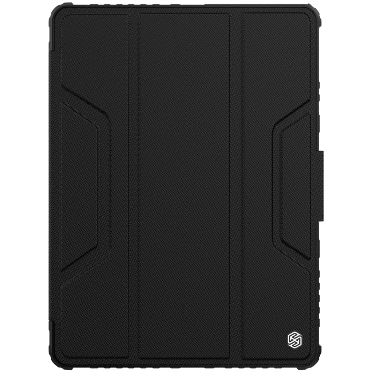 For iPad 10.2 2021 / 2020 / 2019 NILLKIN Bumper Pro Horizontal Flip Leather Case with Pen Slot & Holder & Pen Slot Only Supports iPad Pencil 2nd Generation(Black) - free shipping - PMC TechLife - Order now!