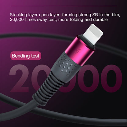 TOTUDESIGN BL-013 Dyson Series 5A USB to USB-C / Type-C Silicone Fast Data Cable, Length: 1.2m(Purple Red) - USB-C & Type-C Cable by TOTUDESIGN | Online Shopping South Africa | PMC Jewellery