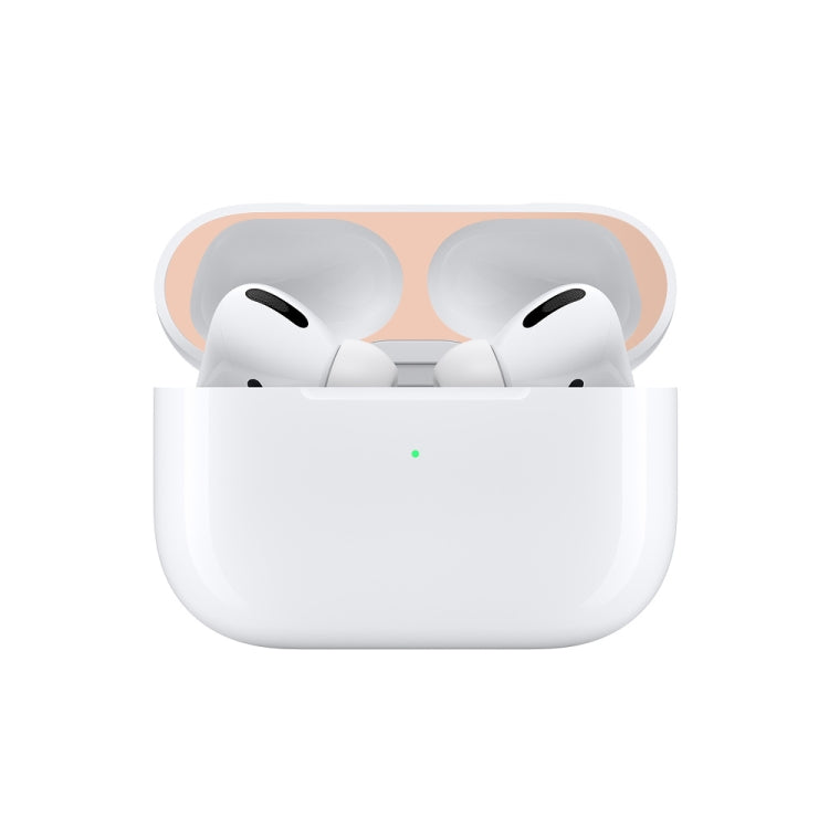 For Apple AirPods Pro Wireless Earphone Protective Case Metal Protective Sticker(Flesh Color) - Protective Sticker by PMC Jewellery | Online Shopping South Africa | PMC Jewellery