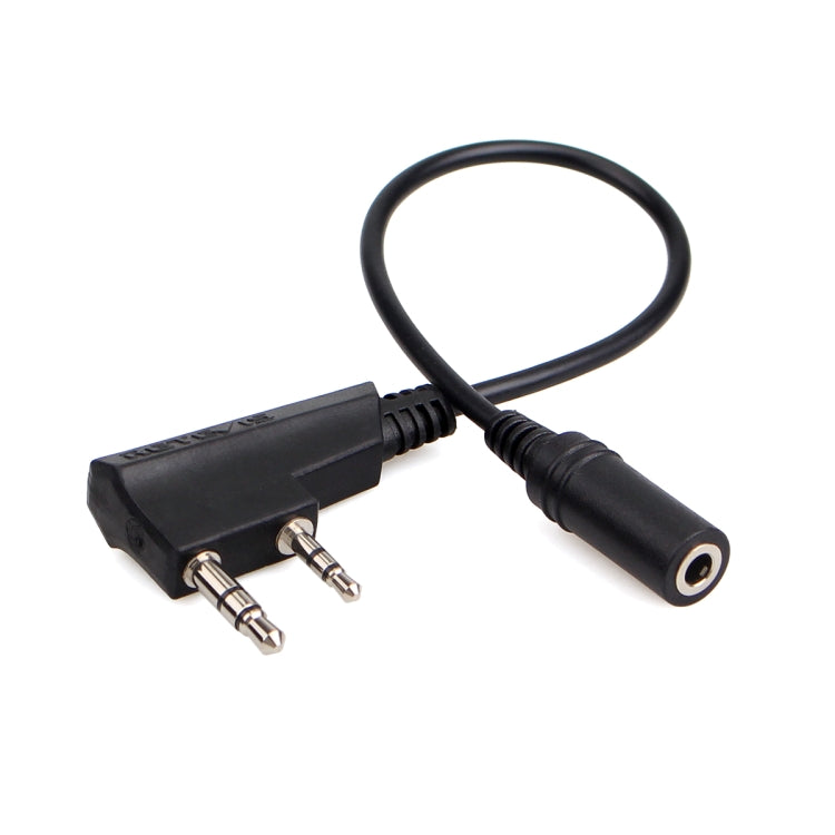 RETEVIS TCK01 Kenwood 2 Pin to 3.5mm Female Mobile Phone Audio Earphone Transfer Cable for RT21/RT22/RT24/RT7/RT27/H777 - free shipping - PMC TechLife - Order now!