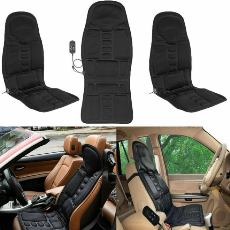5 Massage Heads 8 Modes Car / Household Multifunctional Whole Body Cervical Massage Seat Cushion, Plug Type:AU Plug(Black) - free shipping - PMC TechLife - Order now!
