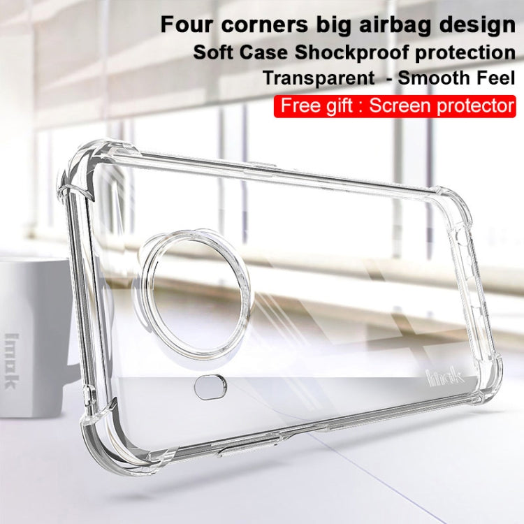 For Nokia X10 / X20 IMAK All-inclusive Shockproof Airbag TPU Case with Screen Protector(Transparent) - Nokia Cases by imak | Online Shopping South Africa | PMC TechLife | Buy Now Pay Later Mobicred