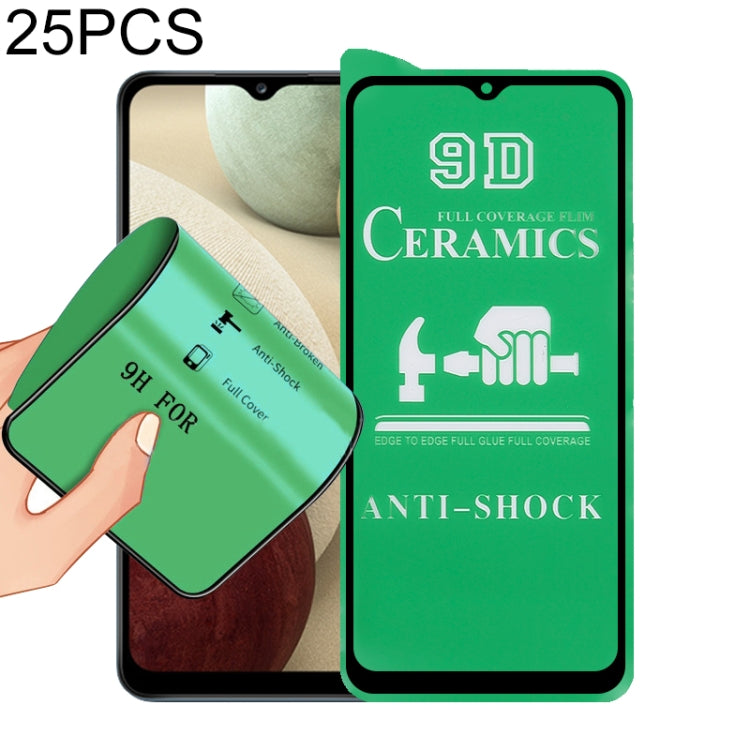 For Samsung Galaxy A12 5G / A12 / A12 Nacho / M12 / A13 5G 25 PCS 9D Full Screen Full Glue Ceramic Film - free shipping - PMC TechLife - Order now!