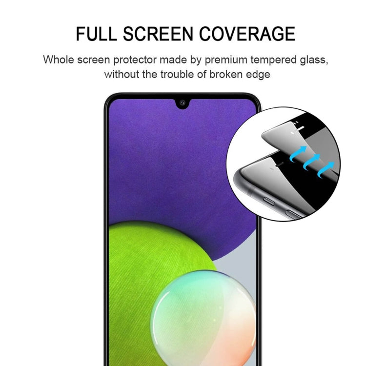 For Samsung Galaxy A22 4G Full Glue Full Cover Screen Protector Tempered Glass Film - free shipping - PMC TechLife - Order now!