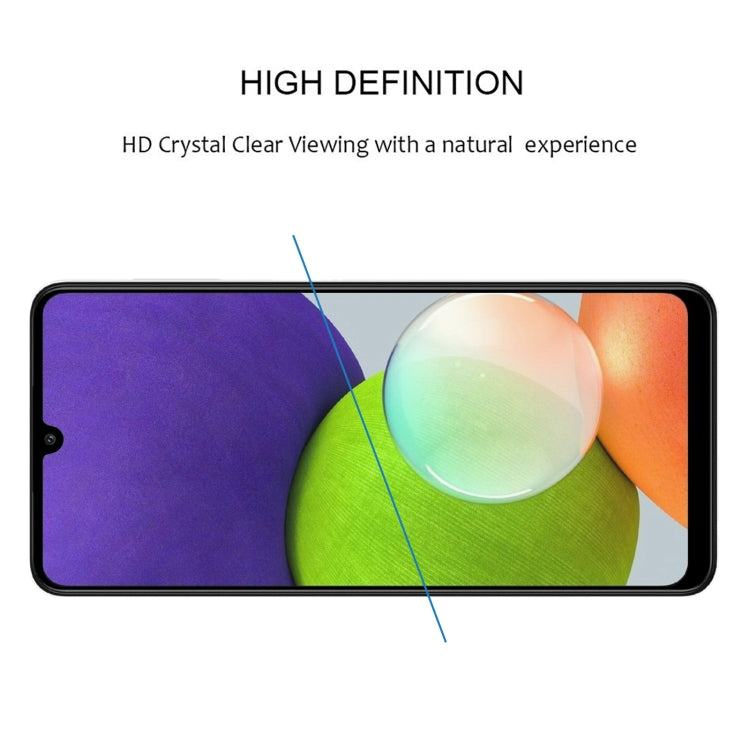 For Samsung Galaxy A22 4G Full Glue Full Cover Screen Protector Tempered Glass Film - free shipping - PMC TechLife - Order now!