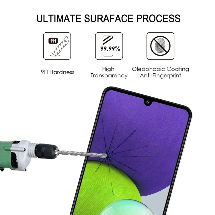 For Samsung Galaxy A22 4G Full Glue Full Cover Screen Protector Tempered Glass Film - free shipping - PMC TechLife - Order now!