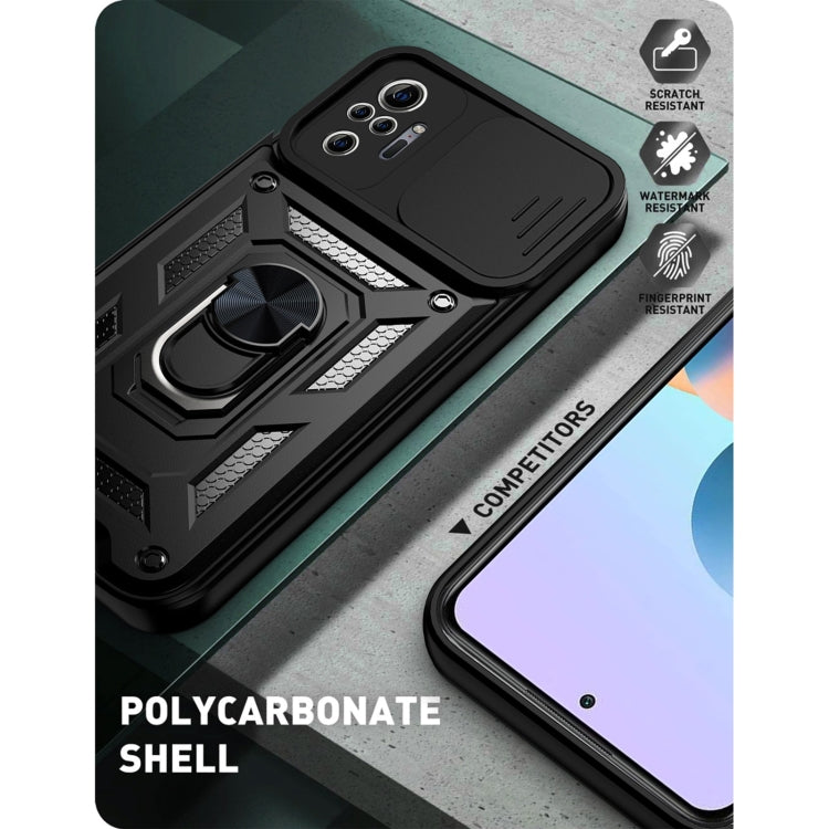 For Xiaomi Redmi Note 10 Pro Sliding Camera Cover Design TPU+PC Protective Case(Red) - free shipping - PMC TechLife - Order now!