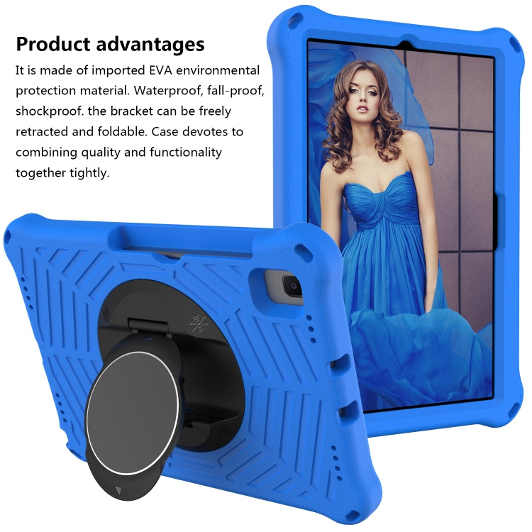 Spider King EVA Protective Case with Adjustable Shoulder Strap & Holder & Pen Slot For Samsung Galaxy Tab S6 Lite SM-P610 / SM-P615 / Tab A7 10.4 T500 / T860 / T720(Blue) - Tab S6 Lite P610 / P615 by PMC TechLife | Online Shopping South Africa | PMC TechLife | Buy Now Pay Later Mobicred