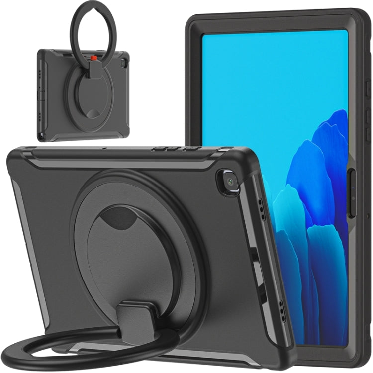 Shockproof TPU + PC Protective Case with 360 Degree Rotation Foldable Handle Grip Holder & Pen Slot For Samsung Galaxy Tab A7 10.4 2020 T500(Black) - Other Galaxy Tab PC by PMC TechLife | Online Shopping South Africa | PMC TechLife | Buy Now Pay Later Mobicred