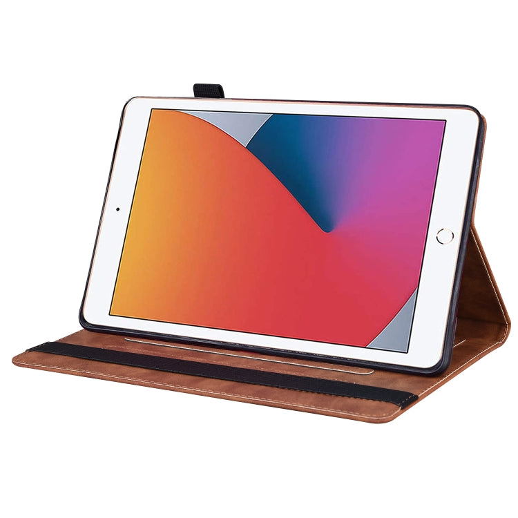 For iPad 9.7 2018 & 2017 / Pro 9.7 / Air 2 Business Shockproof Horizontal Flip Leather Case with Holder & Card Slots & Photo Frame & Pen Slot & Sleep / Wake-up Function(Brown) - free shipping - PMC TechLife - Order now!