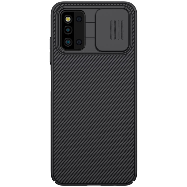 For Samsung Galaxy F52 5G NILLKIN Black Mirror Series PC Camshield Full Coverage Dust-proof Scratch Resistant Case(Black) - Galaxy Phone Cases by NILLKIN | Online Shopping South Africa | PMC Jewellery
