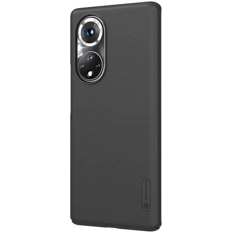 For Honor 50 Pro NILLKIN Frosted Concave-convex Texture PC Protective Case(Black) - Honor Cases by NILLKIN | Online Shopping South Africa | PMC Jewellery