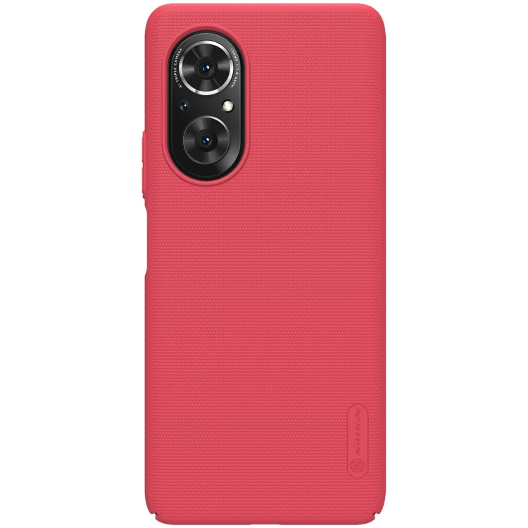 For Honor 50 SE NILLKIN Frosted Concave-convex Texture PC Protective Case(Red) - Honor Cases by NILLKIN | Online Shopping South Africa | PMC Jewellery