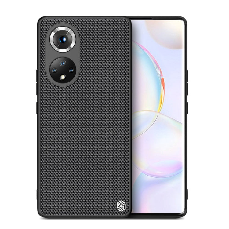 For Honor 50 Pro NILLKIN 3D Textured Nylon Fiber TPU Case(Black) - Honor Cases by NILLKIN | Online Shopping South Africa | PMC Jewellery