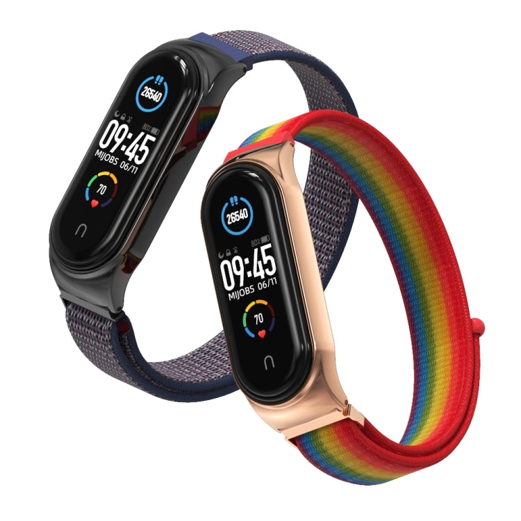 For Xiaomi Mi Band 6 / 5 / 4 / 3 Mijobs CS Breathable Nylon Watch Band(Sand Pink) - free shipping - PMC TechLife - Order now!